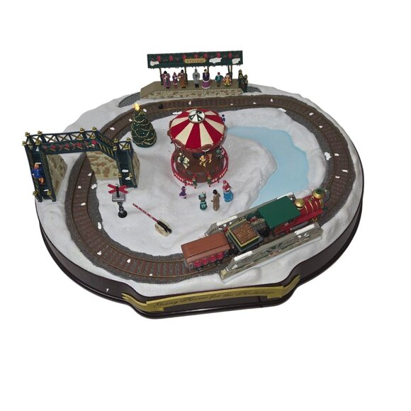 Vintage Mr. Christmas Train Set “Going Home for the Holidays” Working - Picture 1 of 13